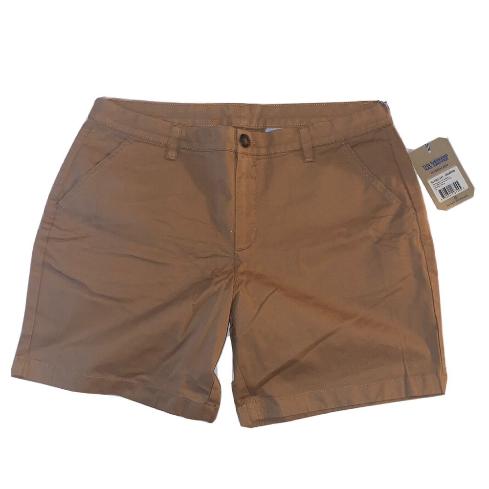 Chubbies Shorts Men Size 38 Khaki The Staples 5.5" Stretch Twill Boomshakalaka